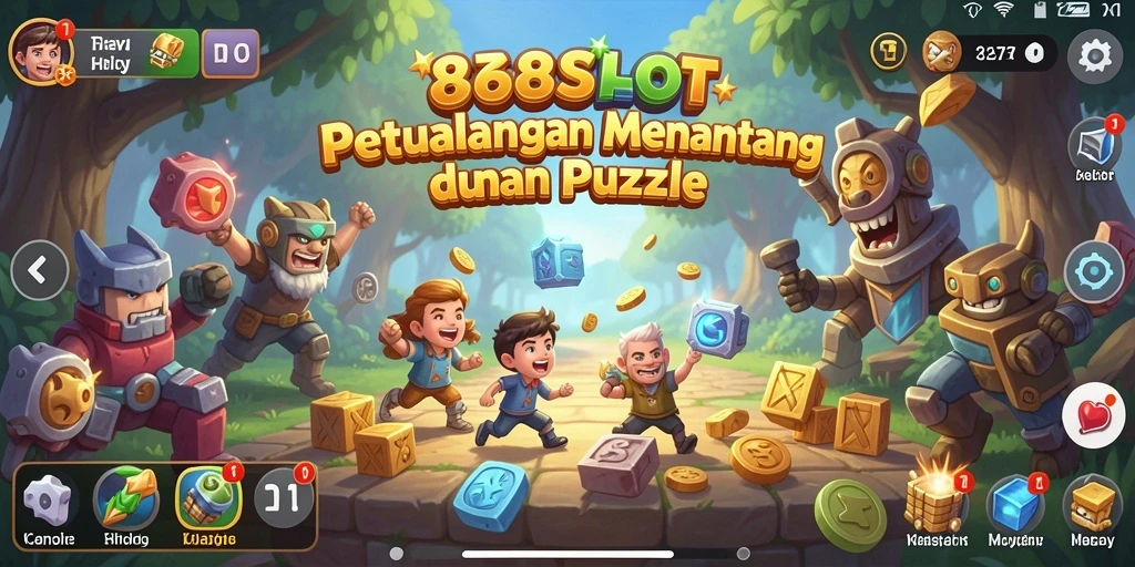 Screenshot gameplay 8368SLOT dengan tantangan Puzzle yang seru.