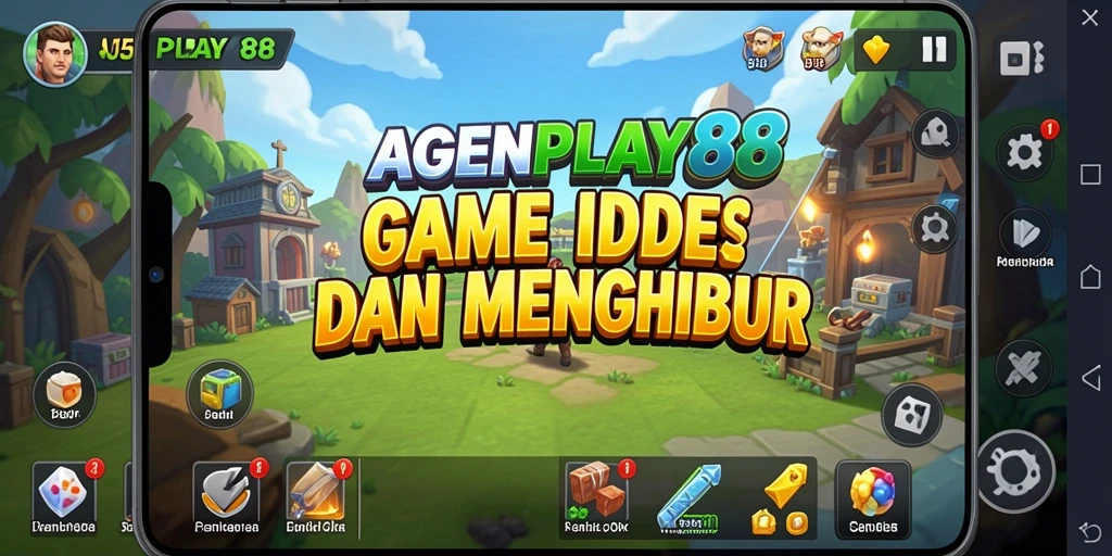 Screenshot AGENPLAY88 menampilkan eksplorasi gameplay Idle yang mengasyikkan.