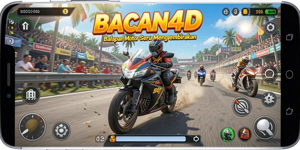 Tampilan menarik dari gameplay BACAN4D yang seru.