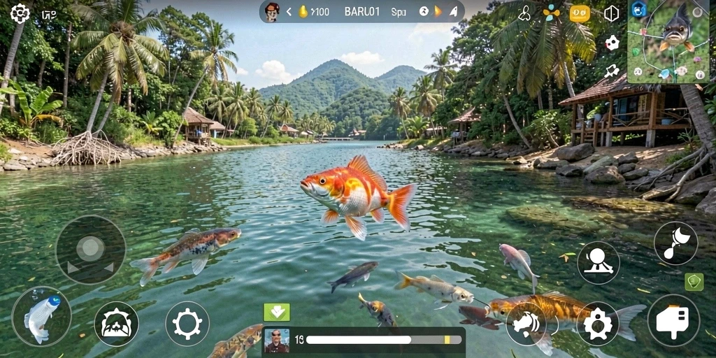 Tangkapan ikan yang memuaskan di BARU01.