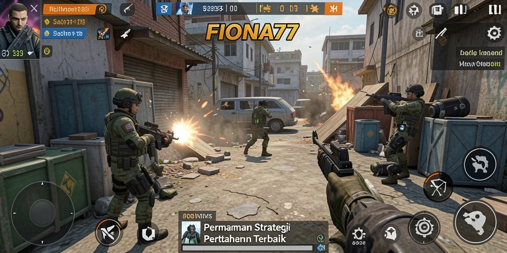 Tampilan gameplay menarik dari FIONA77 yang penuh strategi.