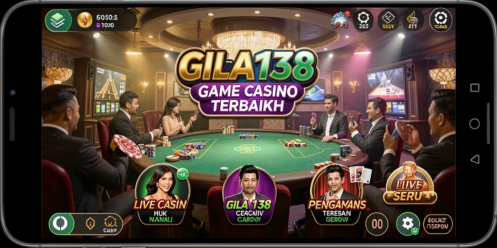 Gameplay seru di GILA138 dengan dealer live yang interaktif.