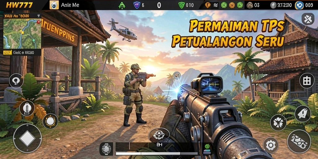 Gameplay seru di HW777 dengan tembak-menembak yang mendebarkan.