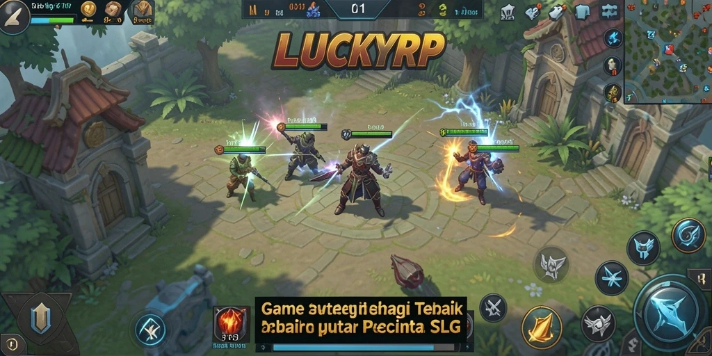 Tampilan menarik gameplay LUCKYRP yang penuh strategi.
