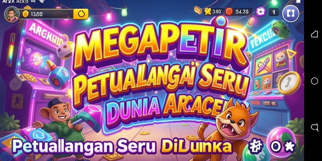 Tampilan gameplay MEGAPETIR yang seru dan penuh aksi.