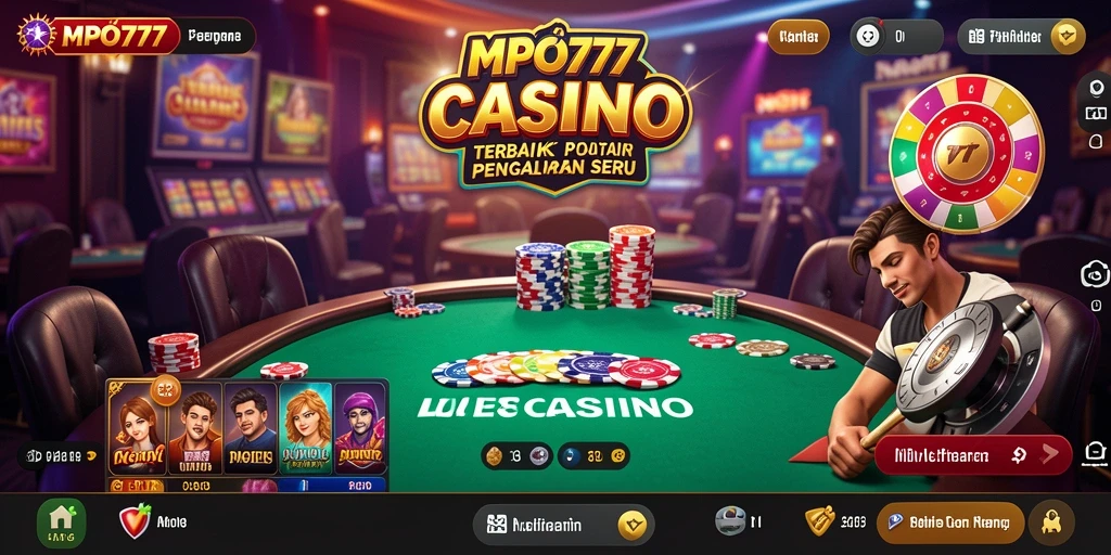 Gameplay Live Casino seru dengan dealer profesional.