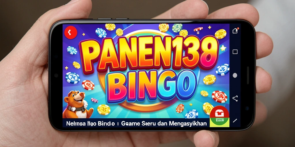 Tampilan gameplay seru dalam aplikasi bingo PANEN138.