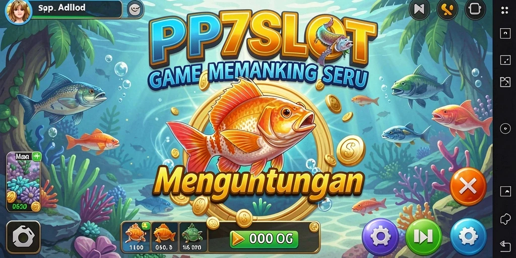 Tampilan menarik dari gameplay memancing di PP7SLOT.