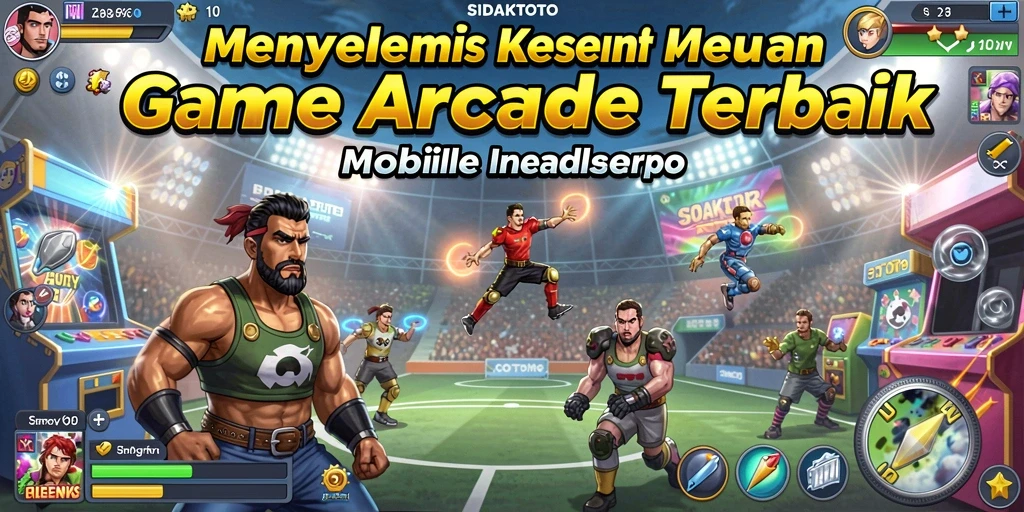 Tangkapan layar SIDAKTOTO menampilkan aksi seru dalam gameplay Arcade.