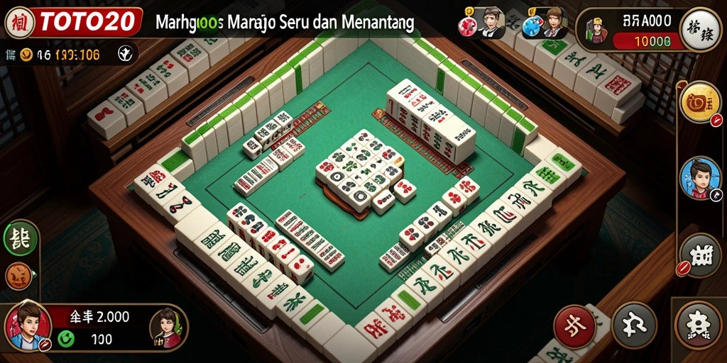 Tampilan permainan Mahjong yang menawan di TOTO20.